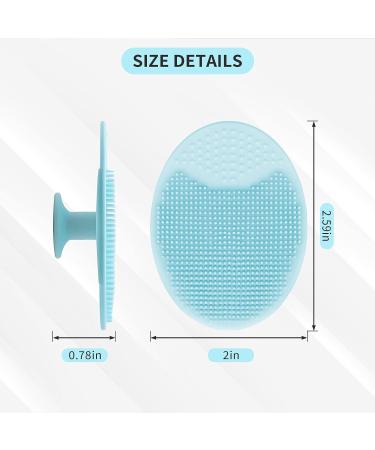 4PCS Soft Silicone Face Scrubber Set for Gentle Facial Exfoliation and Pore Cleansing - Buy Online on GoSupps.com