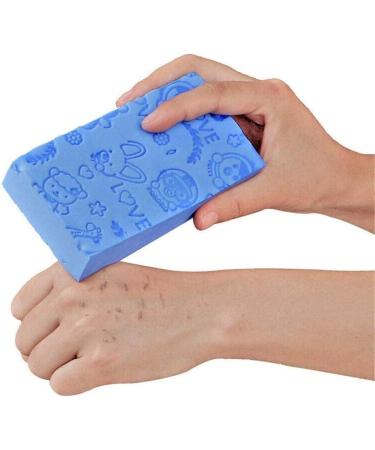 TIFALEX Super Soft Exfoliating Sponge Shower Brush Set - Green (3 Pieces) - Buy Online on GoSupps.com