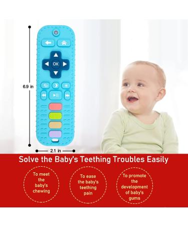 Buy Bite Ring Baby - Soft Teething Toy for 0-6 Months | Dental Aid for Babies (Gray+Blue) - Buy Online on GoSupps.com