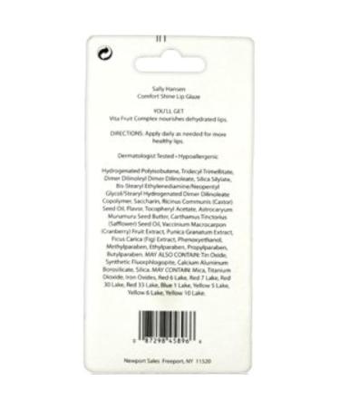 Sally Hansen Comfort Shine Lip Glaze #6652-15 Fresh Vanilla - Buy Internationally | Top-Quality Lip Gloss - Buy Online on GoSupps.com