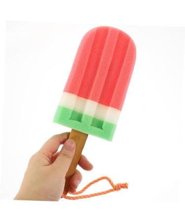 3pcs Cute Bamboo Bathing Sponges for Kids | Ice Cream Shower Puff & Loofah Balls | Toddler Bath Body Scrunchie & Flower Shower Pouf - Buy Online on GoSupps.com