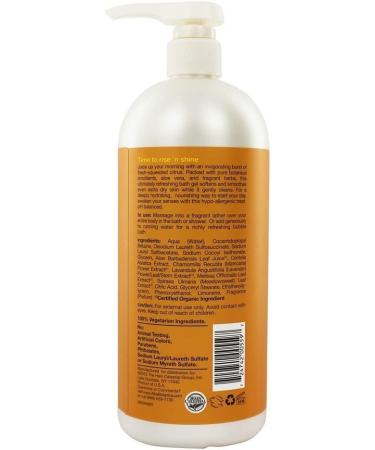 Alba Botanica Very Emollient Bath & Shower Gel - Island Citrus 32 fl oz | Moisturizing & Refreshing Cleanser - Buy Online on GoSupps.com