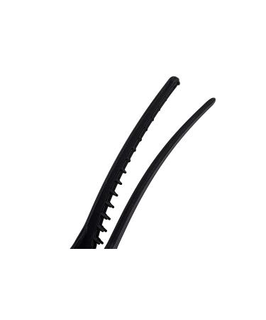 Black Carbon Hair Clips - 6 Piece Set for Hairdressers | 12 cm Professional Hair Styling Tool - Buy Online on GoSupps.com