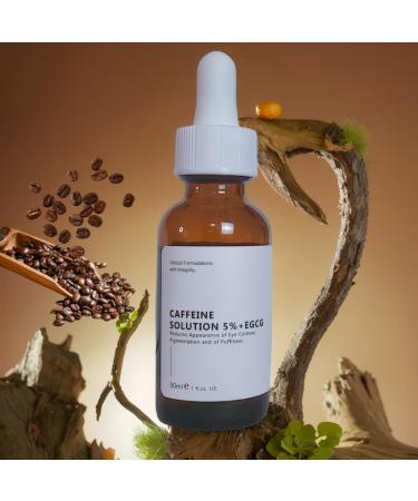 Caffeine Solution 5% + EGCG Eye Serum | Reduce Dark Circles & Puffiness | Hydrating 30ML Caffeine Eye Serum for All Skin Types - Buy Online on GoSupps.com