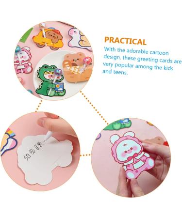 Alipis 120 Pcs Lollipop Card Lollipop Holder Card Greeting Card Decor Lollipops Cartoon Candy Lollipop Holder Vday Party Favors Lovely Candy Holder Lollipop Supplies Candy Stand Tool As Shownx2pcs 9X7.9CMx2pcs - Buy Online on GoSupps.com
