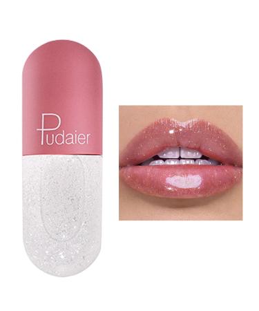 Buy Eteslot Mini Capsules Lip Gloss - Glossy Crystal Jelly Transparent Moisturizing Lip Oil | Easy Wear Liquid Lipstick & Glittering Make-Up - Buy Online on GoSupps.com