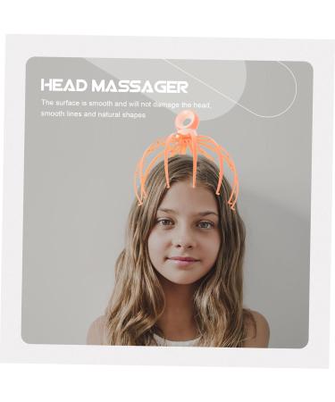 Buy Kombiuda Head Massage Device - Claw-Style Scalp Massager for Ultimate Relaxation | Handheld Plastic Massage Comb 21x15x15cm Orange - International Shipping Available - Buy Online on GoSupps.com