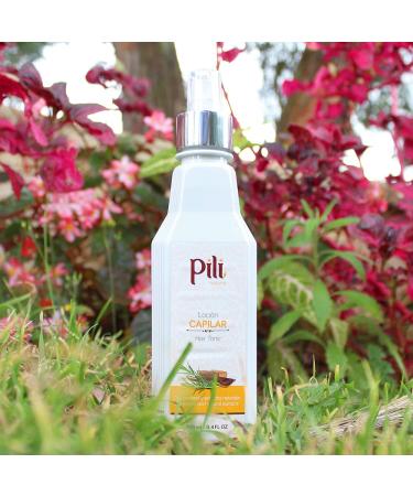 Pili Natural Hair Tonic with Panthenol, Rosemary, Quinine, Arnica & Calendula Extracts - Promotes Hair Growth & Prevents Loss - Buy Online on GoSupps.com