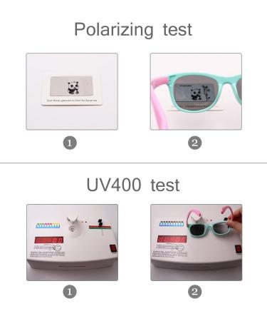 Flexible Polarized Baby Sunglasses for Toddler and Infant | Age 0-3 | Green - Buy Online on GoSupps.com