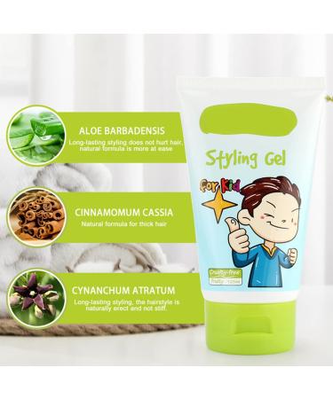 gowwim Baby Hair Gel - Fresh Kids Styling Hair Gel 4.4oz | Medium-Strong Hold, Non-Greasy, Fruit Fragrance - Buy Online on GoSupps.com