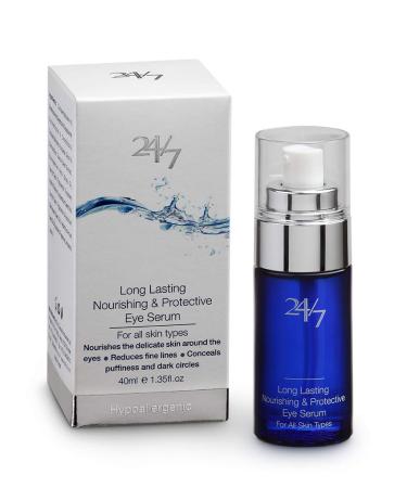 Hypoallergenic Eye Serum for All Skin Types - Conceals Puffiness, Dark Circles, and Wrinkles - 24/7 Nourishing & Protective Formula with Dead Sea Minerals - 40ml - Buy Online on GoSupps.com