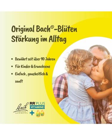 Original RESCURA Alcohol-Free Bach Flower Drops 20ml & Rescura Plus Vitamins Candies 42g - Vegan Sugar-Free With B5 + B12 - International Shipping - Buy Online on GoSupps.com