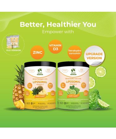 Liposomal Vitamin c Enhanced with Pineapple Extract (20 sachets) - Buy Online on GoSupps.com