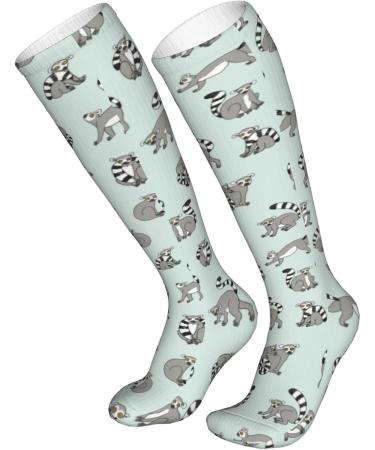 Lemur Animal Compression Socks for Women & Men | 15-20 mmHg Circulation Support for Running & Cycling | International Shipping Available - Buy Online on GoSupps.com