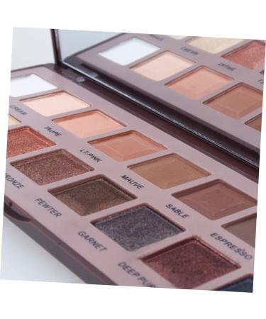 FOMIYES 2pcs 16 Earth Eyeshadow Palette 16 Colors Eyeshadow Palette Eye Shadow Pearlescent Combination 1 count (Pack of 1) Chocolatex2pcs - Buy Online on GoSupps.com