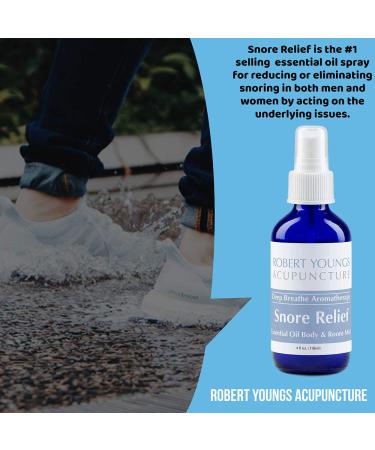 Robert Youngs Acupuncture Snore Relief Essential Oil Spray for Adults - Natural Snoring Solution for Deep, Peaceful Sleep (4 fl oz) - Buy Online on GoSupps.com
