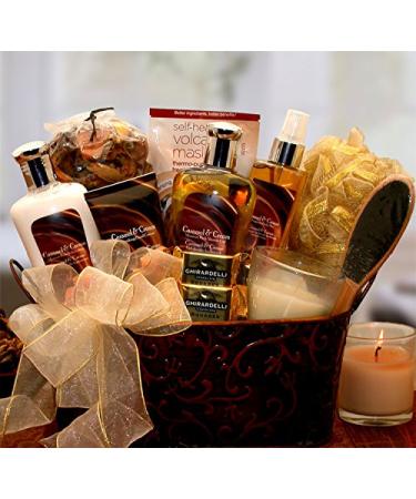 Caramel & Vanilla Cream Bath Spa Gift Set - Perfect Gift for Her - Buy Online on GoSupps.com