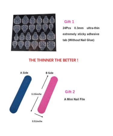 Poliphili 24Pcs Glossy Purple Flame Extra Long Press-On Fake Nails for Women - Removable Wear Ballerina Coffin Acrylic False Nails Tips - Buy Online on GoSupps.com