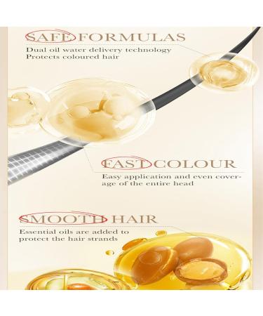 Baorder Black hair color shampoo 3in1 for colored hair of women and men covers gray hair longlasting color and immediate natural effect 400 ml black 400 ml 1er Pack - Buy Online on GoSupps.com