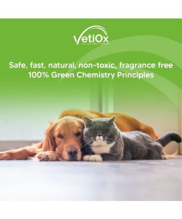 VetiOx Pet Odor Eliminator 16 oz Trigger Spray Bottle - Veterinarian Strength Dog and Cat Deodorizer - Buy Online on GoSupps.com