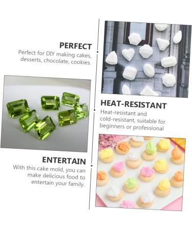 COHEALI 9 Pcs Baking Mold Silicone Tray Soap Silicone Molds Cupcake Candle Gems Silicone Mold Jelly Dessert 7X7X1CMx3pcs Pinkx3pcs - Buy Online on GoSupps.com