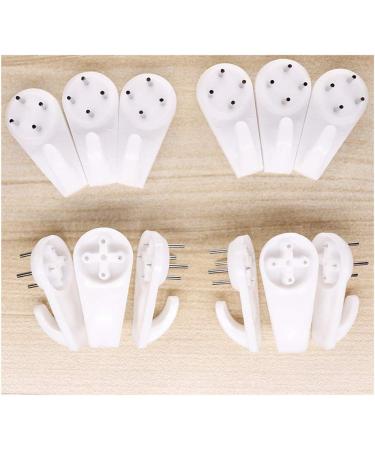 Fasunry 10 Pack 8 Inch Plate Hangers with 12 Wall Hooks - Ideal for 7.5 to 8.5 Inch Decorative Plates, Antique China, and Art Display - Buy Online on GoSupps.com