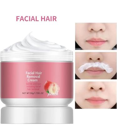 Cr me anti-poils faciaux d pilant naturel et s r dites adieu aux ombres et la barbe de quelques jours pilation du menton et des l vres pour femmes adapt e tous les types de peau (2 Pcs) - Buy Online on GoSupps.com