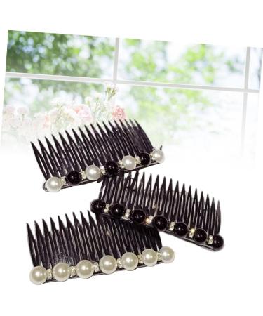 FRCOLOR Set of 6 comb headpiece pearl headpiece made of pearls rhinestone comb hair styling hair accessories combs tiara comb headdress made of rhinestone decorative comb headdress Korean version - Buy Online on GoSupps.com