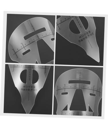 ABOOFAN 2 Pcs Make up Kit Manicure Tools Eyebrow Grooming Stencil Lip Ruler Carved Light Therapy Pen - Buy Online on GoSupps.com