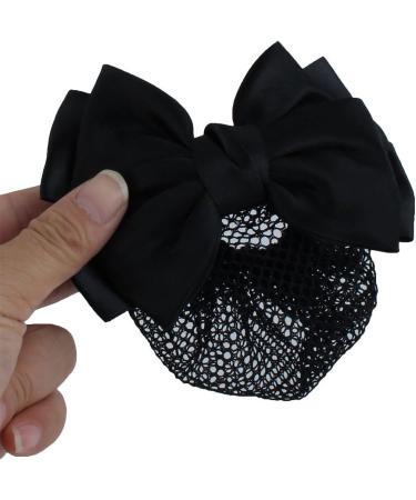 Sourcingmap Woman Snood Net Black Bowknot Detail French Clip Hair Barrette - Buy Online on GoSupps.com