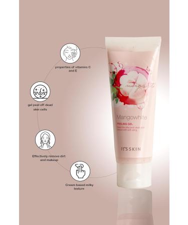 Buy Skins Skin Mango White Peeling Gel 120ml - Brightening Exfoliator for Glowing Skin | International Shipping - Buy Online on GoSupps.com