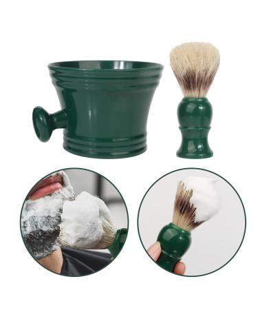 Colcolo Shaving Soap Set - Premium Cream Bowl & Brush Men's Bathroom Accessories Ideal Gift for Friends - Buy Online on GoSupps.com