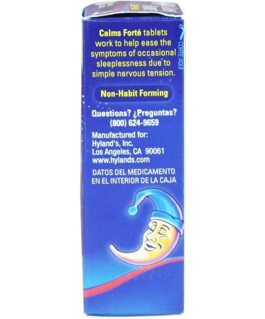 HYLANDS Calms Forte Sleep Aid Tablets - 100 CT | Natural Sleep Support for Restful Nights - Shop Internationally - Buy Online on GoSupps.com