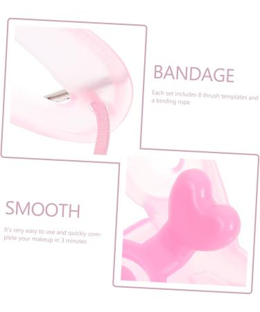 NOLITOY 9 Sets Eyebrow Aid Pro Tools Portable Eyebrow Tools Convenient Brow Stencils Miss Suite Replaceable 12X11X8CMx3pcs Pinkx3pcs - Buy Online on GoSupps.com