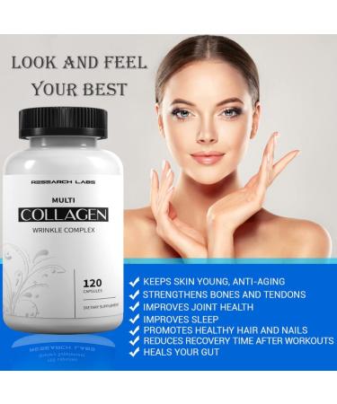 Research Labs 2 for 1 Promo 240 Collagen Pills - 6000 mg Per Day. Grass Fed Anti-Aging Support for Skin, Joints, Tendons, Bones, Hair and Nails. Paleo Friendly. Collagen Peptides Powder Supplement  - Buy Online on GoSupps.com