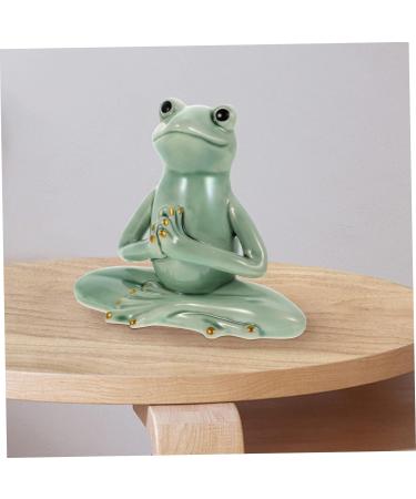 Zerodeko Frog Yoga Ornaments Heart Decorations Hanging Zen Decor Frog Statue Outdoor Decorations Home Decoration Miniture Decoration Yoga Decor Office Tea Pet Desktop Ceramics - Buy Online on GoSupps.com