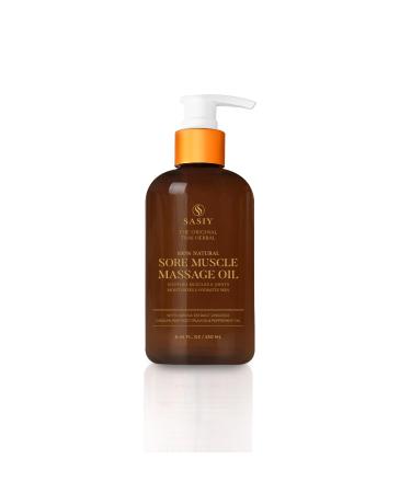 The Original Thai Herbal Massage Oil - 100% NATURAL - Sore Muscle Massage Oil - Soothes Muscles & Joints - Relaxing & Refreshing with Plai Peppermint and Other Essential Oils. 8.45 fl oz.