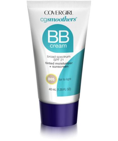 CoverGirl Smoothers SPF 21 Tinted Coverage Fair to Light 805 1.35 oz (Pack of 7)