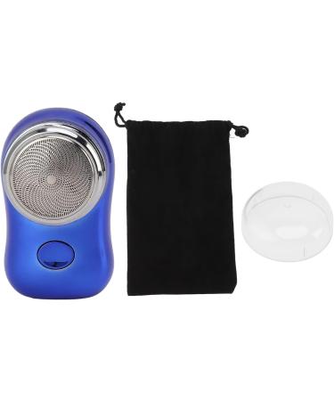 DAUZ Electric Beard Cutter | Mini Beard Trimmer with Stainless Steel Blades & Long Battery Life | 400mAh - Polished Electroplated Blue - Buy Online on GoSupps.com