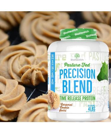 Precision Blend Caramel Cookie Swirl Whey Protein (4lb) - Time Release Protein for Optimal Muscle Recovery | International Shipping Available - Buy Online on GoSupps.com