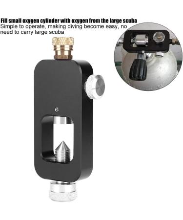 Portable Aluminium Scuba Tank Refill Adapter | Anti-Rust Oxygen Cylinder Accessory - Buy Online on GoSupps.com