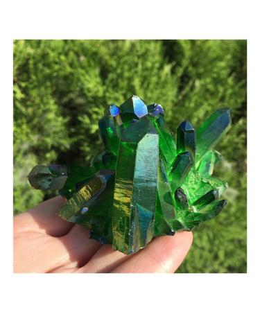Aura Crystal Cluster Angel Aura Titanium Quartz Crystal Stunning Rainbow Specimen Minerals Reiki Home Collections