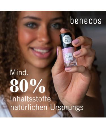 Buy Benecos Happy Nail Polish Top Coat - 8FREE Water-Permeable 5ml - Crystal Finish - International Shipping Available - Buy Online on GoSupps.com