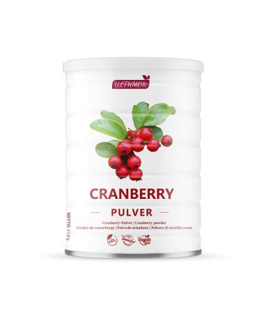 ULTHMOK ULTHMOK Premium Cranberry Powder 450g - Atomized Juice Drying 100% Natural Wild Cranberries No Additives No Added Sugar