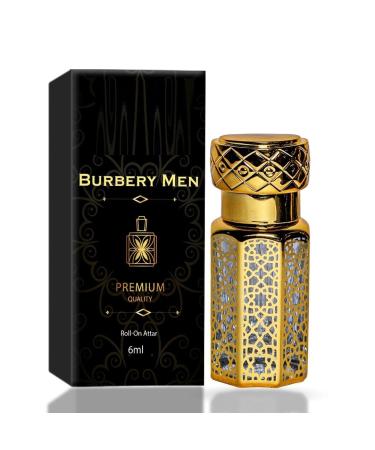 Burbery Men Attar | Eau De Perfum | Long Lasting Fragrance Perfum | For Men & Women | 6ml