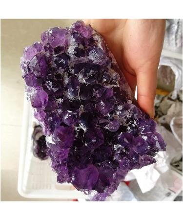 Natural Amethyst Cluster Crystal Specimen Reiki Reiki Stone Gift - Buy Online on GoSupps.com