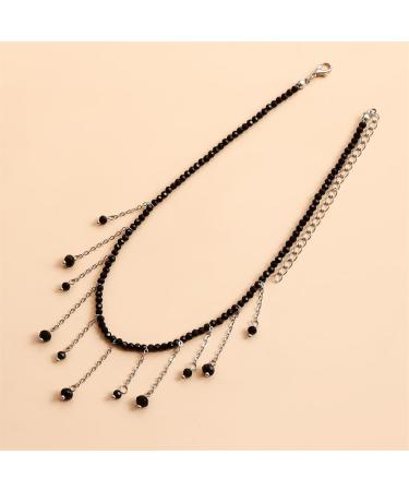 VSilay Lianxue Farming Fringe Half Call - Fashionable Water Drops Tquad Fans & Collarbone Chains for Women & Girls | International Shipping - Buy Online on GoSupps.com