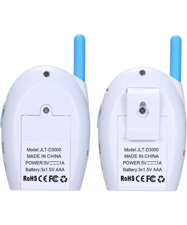 Splenssy Audio Baby Monitor - 2.4GHz Wireless Digital Audio, Two-Way Talk, Cry Detector | Portable & Sensitive Transmission - Buy Online on GoSupps.com