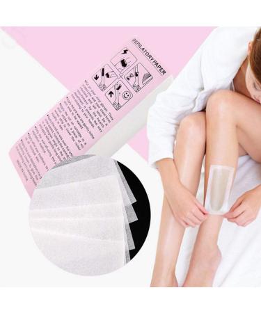 100 Pack Tvoip Disposable Nonwoven Hair Removal Wax Strips - Professional Epilator for Smooth Legs - Women's Waxing Tool - Buy Online on GoSupps.com
