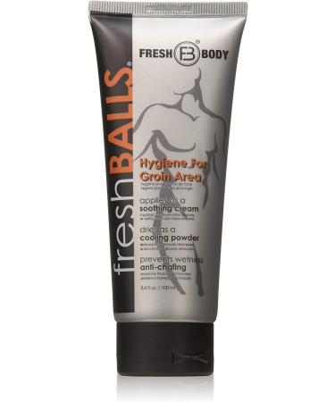 Fresh Body FB - Fresh Balls Lotion 3.4 fl oz (3 Pack) | Men's Anti-Chafing Cream to Powder Deodorant and Hygiene for Groin Area - Buy Online on GoSupps.com
